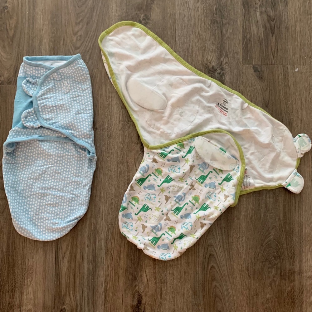 Swaddle Me Bundle of 2 Sleep Sacks S/M 7-14lbs EUC